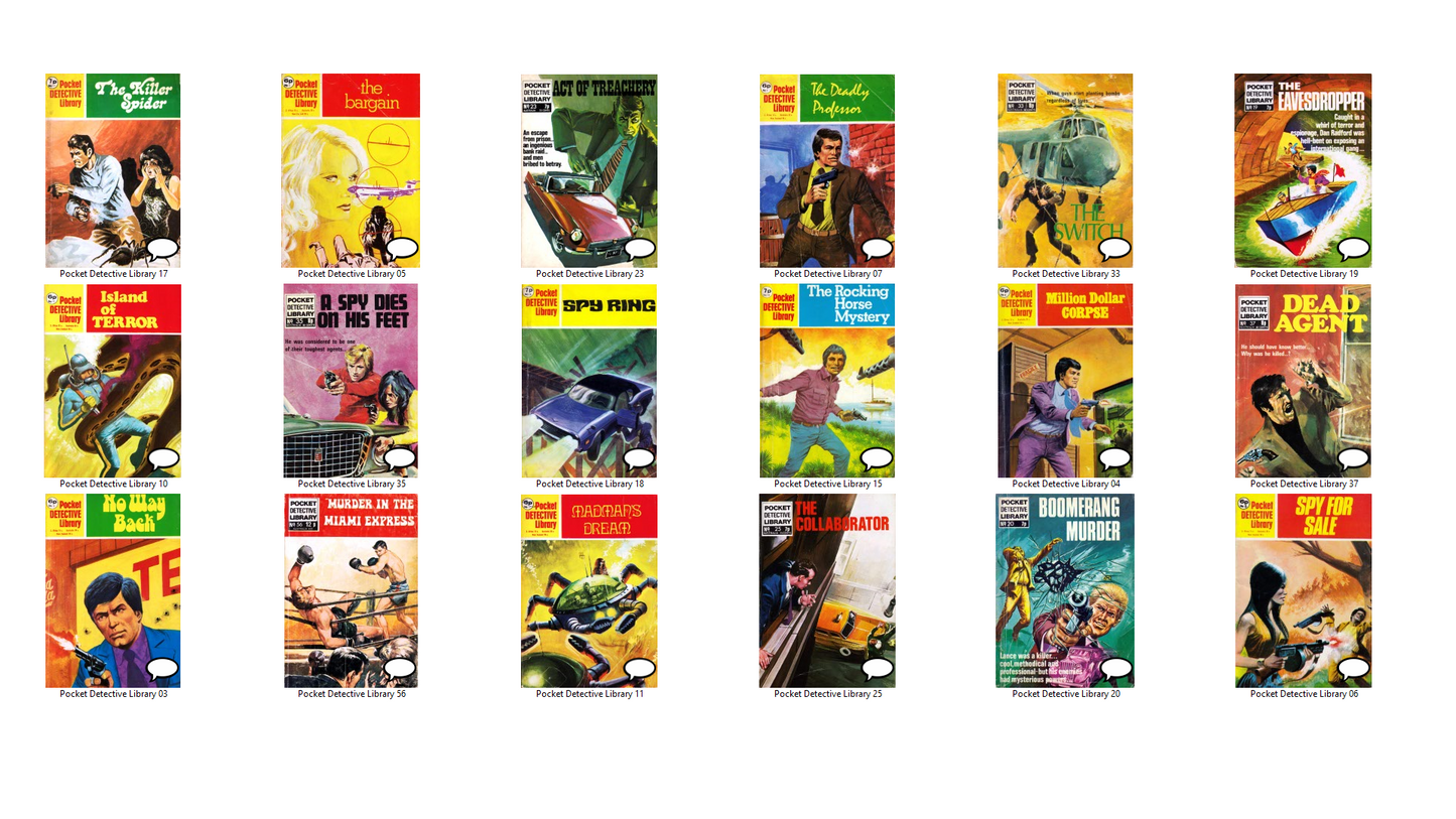 Pocket Detective Library - Comic Book Collection - Download