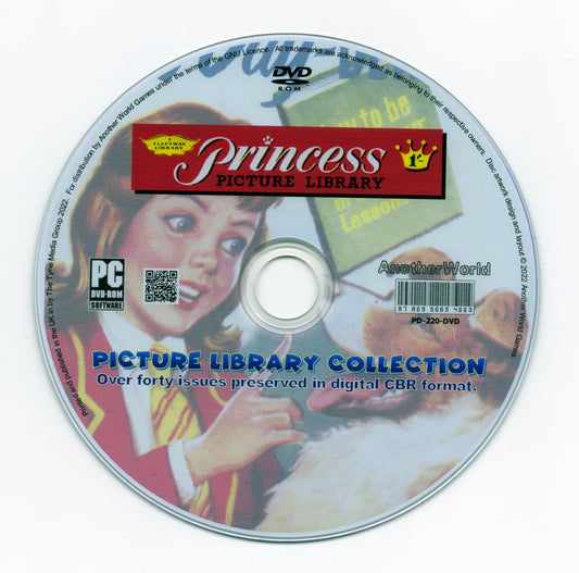 Princess Picture Library - Comic Book Collection on DVD-ROM - AnotherWorldGames