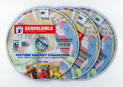 Schoolgirls Picture Library - Comic Book Collection on DVD-ROM (3 Disc Set)