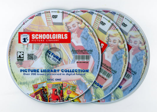 Schoolgirls Picture Library - Comic Book Collection on DVD-ROM (3 Disc Set) - AnotherWorldGames