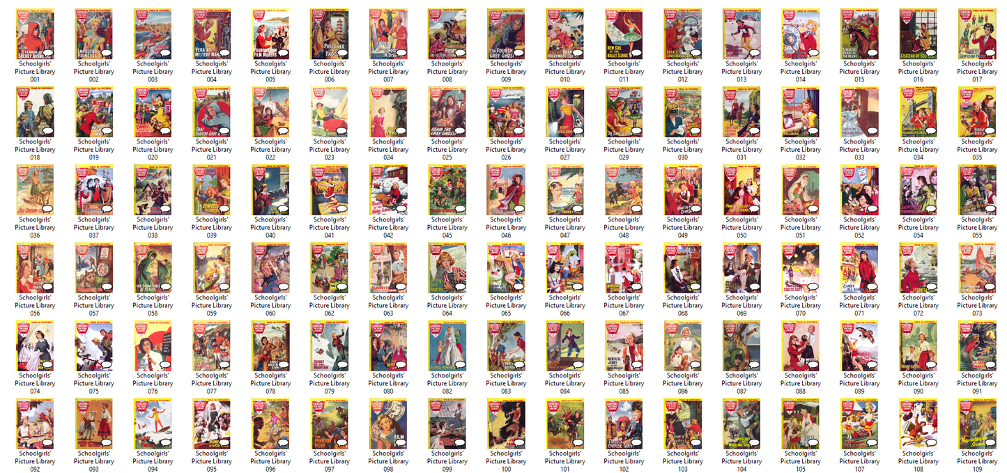 Schoolgirls Picture Library - Comic Book Collection on DVD-ROM (3 Disc Set)