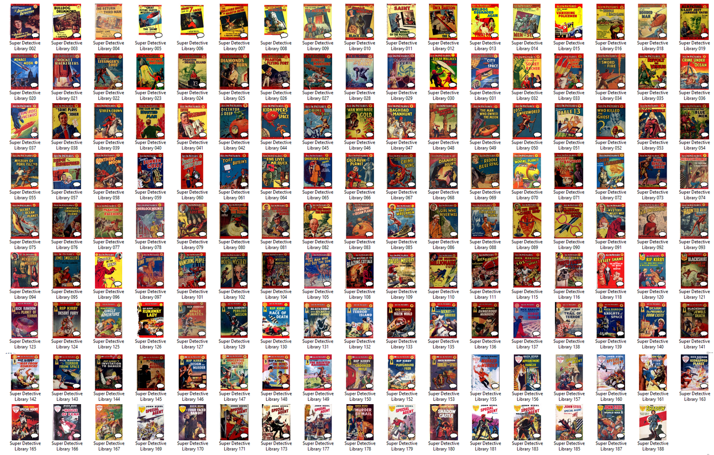 Super Detective Library - Comic Book Collection on DVD-ROM (2 Disc Set)