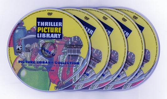 Thriller Picture Library - Comic Book Collection on DVD-ROM (5 Disc Set) - AnotherWorldGames