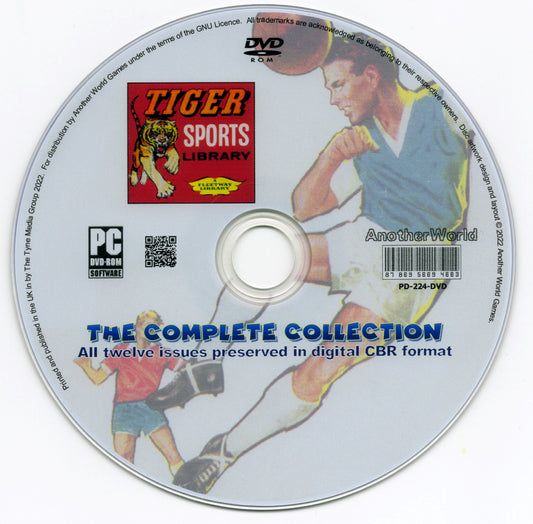 Tiger Sports Library – Complete Comic Collection on DVD-ROM - AnotherWorldGames