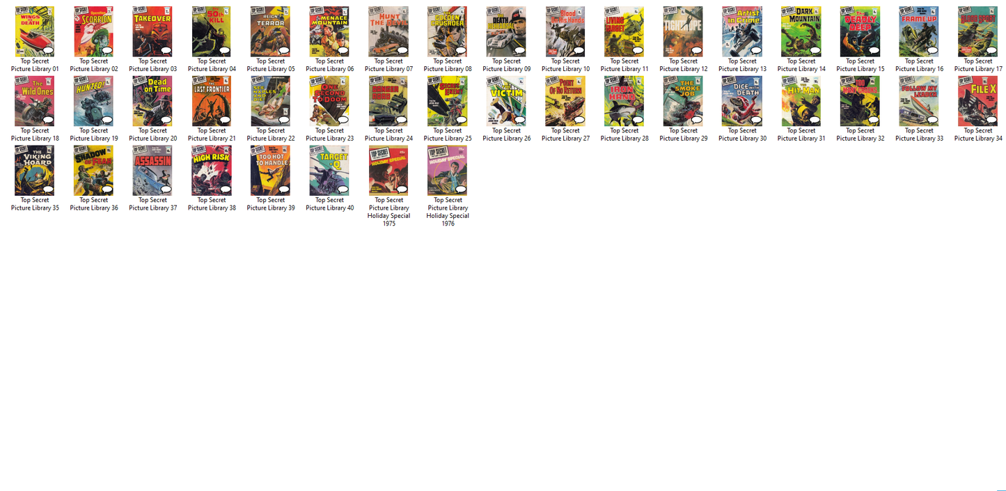 Top Secret Picture Library – Complete Comic Collection on DVD-ROM