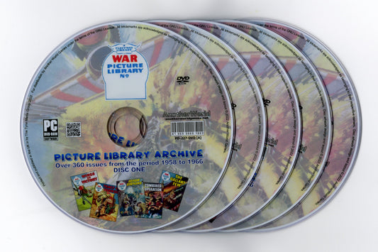 War Picture Library (1958-1966) Collection on DVD-ROM (5 Disc Set) - AnotherWorldGames