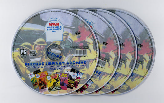 War Picture Library (1967-1989) Collection on DVD-ROM (4 Disc Set) - AnotherWorldGames