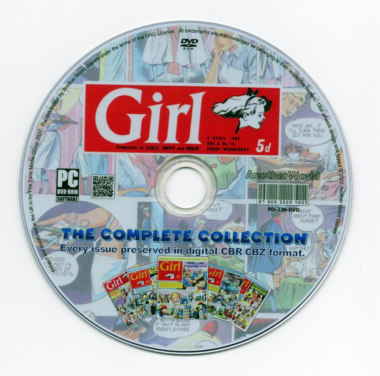 Girl - Comic Collection on DVD-ROM +Annuals