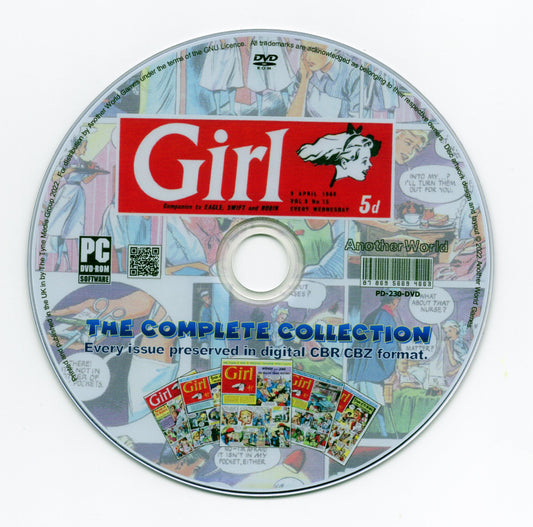 Girl - Comic Collection on DVD-ROM +Annuals - AnotherWorldGames