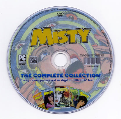 Misty - Complete Comic Collection on DVD-ROM +Annuals +Specials