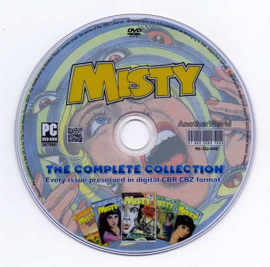Misty Comic - The Complete Collection +Annuals & Specials DVD-ROM - AnotherWorldGames
