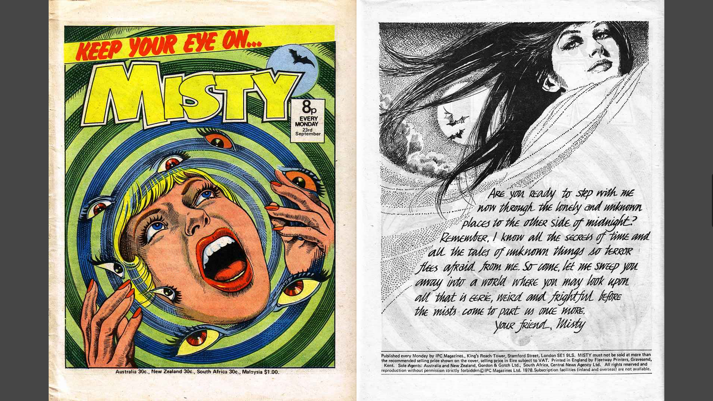 Misty - Complete Comic Collection on DVD-ROM +Annuals +Specials