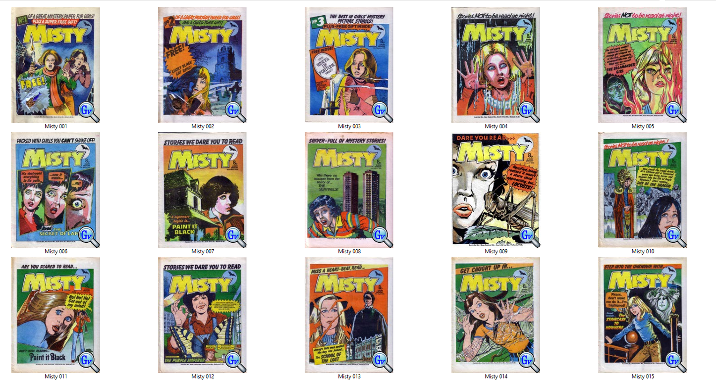Misty - Complete Comic Collection on DVD-ROM +Annuals +Specials