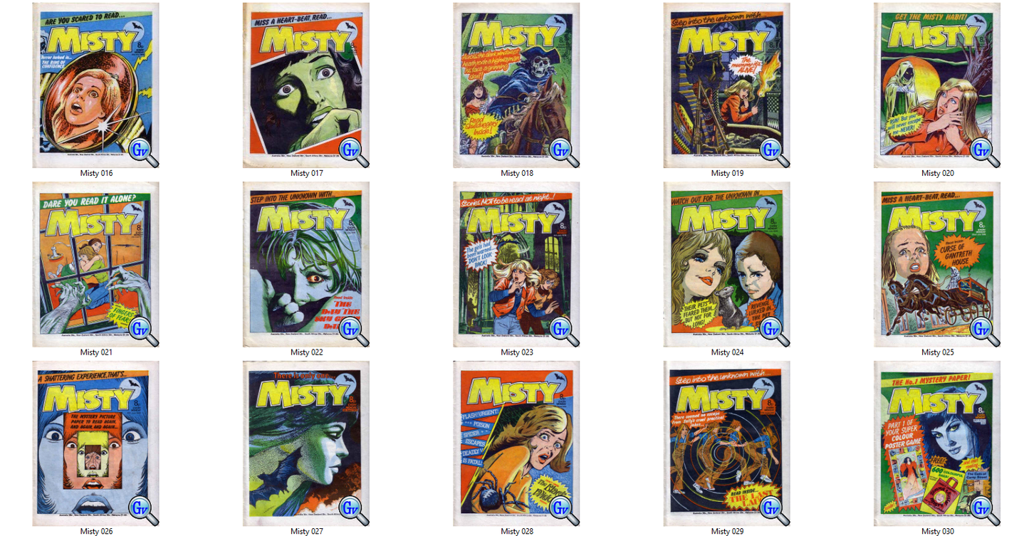 Misty - Complete Comic Collection on DVD-ROM +Annuals +Specials