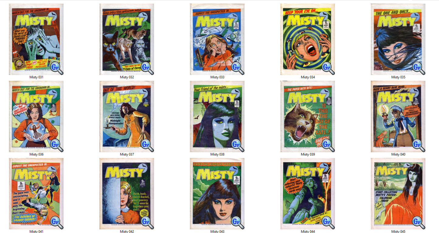 Misty - Complete Comic Collection on DVD-ROM +Annuals +Specials