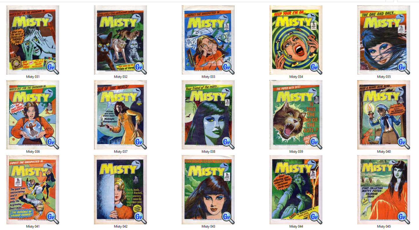 Misty - Complete Comic Collection on DVD-ROM +Annuals +Specials