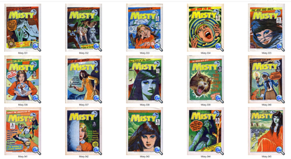 Misty - Complete Comic Collection on DVD-ROM +Annuals +Specials