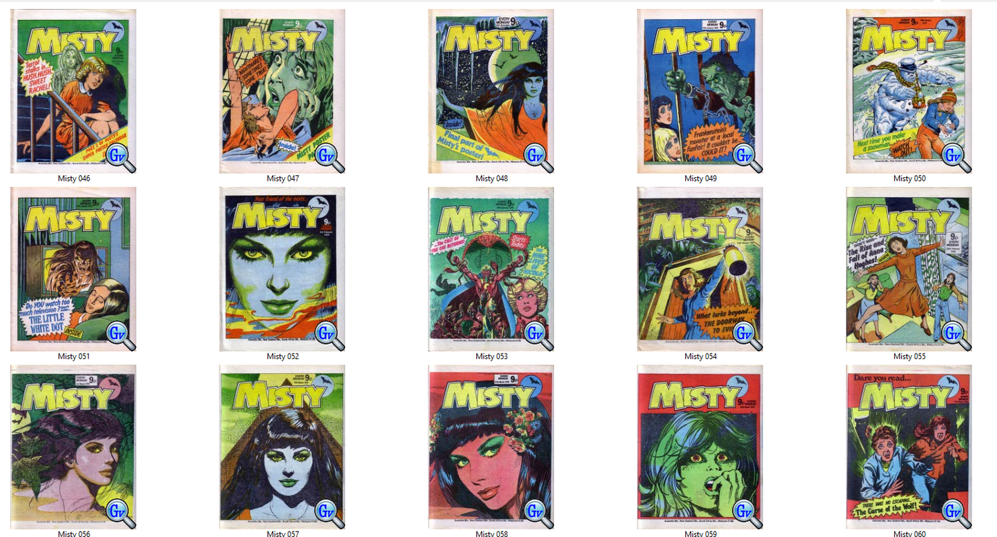 Misty - Complete Comic Collection on DVD-ROM +Annuals +Specials