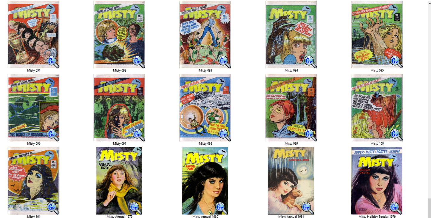 Misty - Complete Comic Collection on DVD-ROM +Annuals +Specials