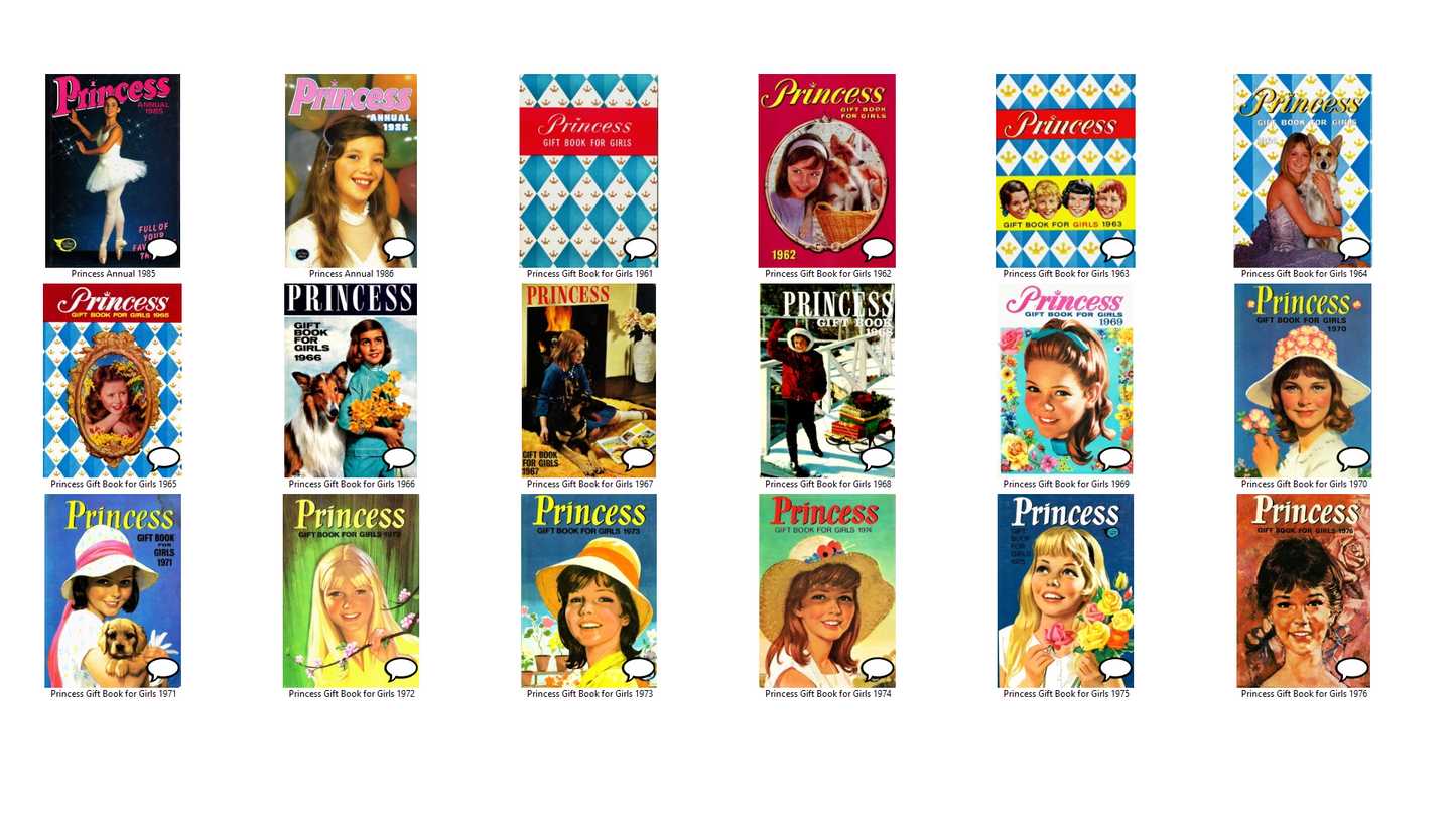 Princess  - The Comic Annual Collection on DVD-ROM (2 Disc Set) +Gift book for girls