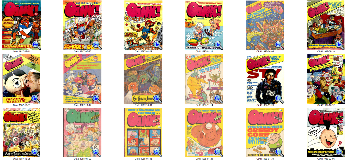 Oink - The Complete Comic Book Collection on DVD-ROM +Specials +Annuals