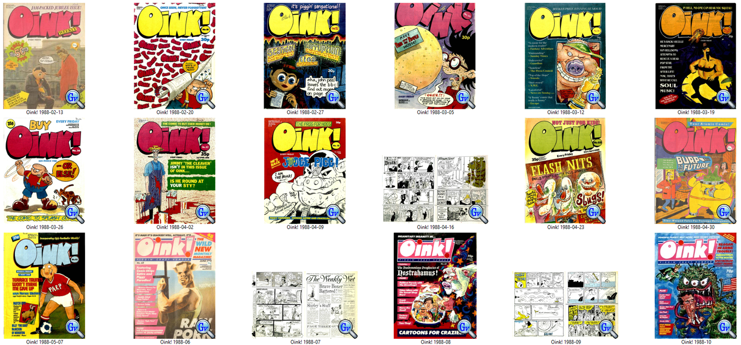 Oink - The Complete Comic Book Collection on DVD-ROM +Specials +Annuals