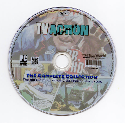 TV Action Magazine – The Complete Collection on DVD-ROM +Annual +Specials Countdown Comic - AnotherWorldGames