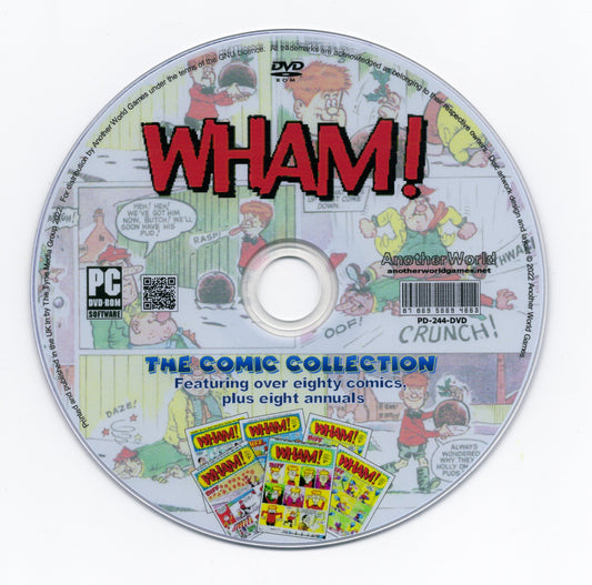 Wham! - The Comic Collection on DVD-ROM 80+ issues +Annuals - AnotherWorldGames