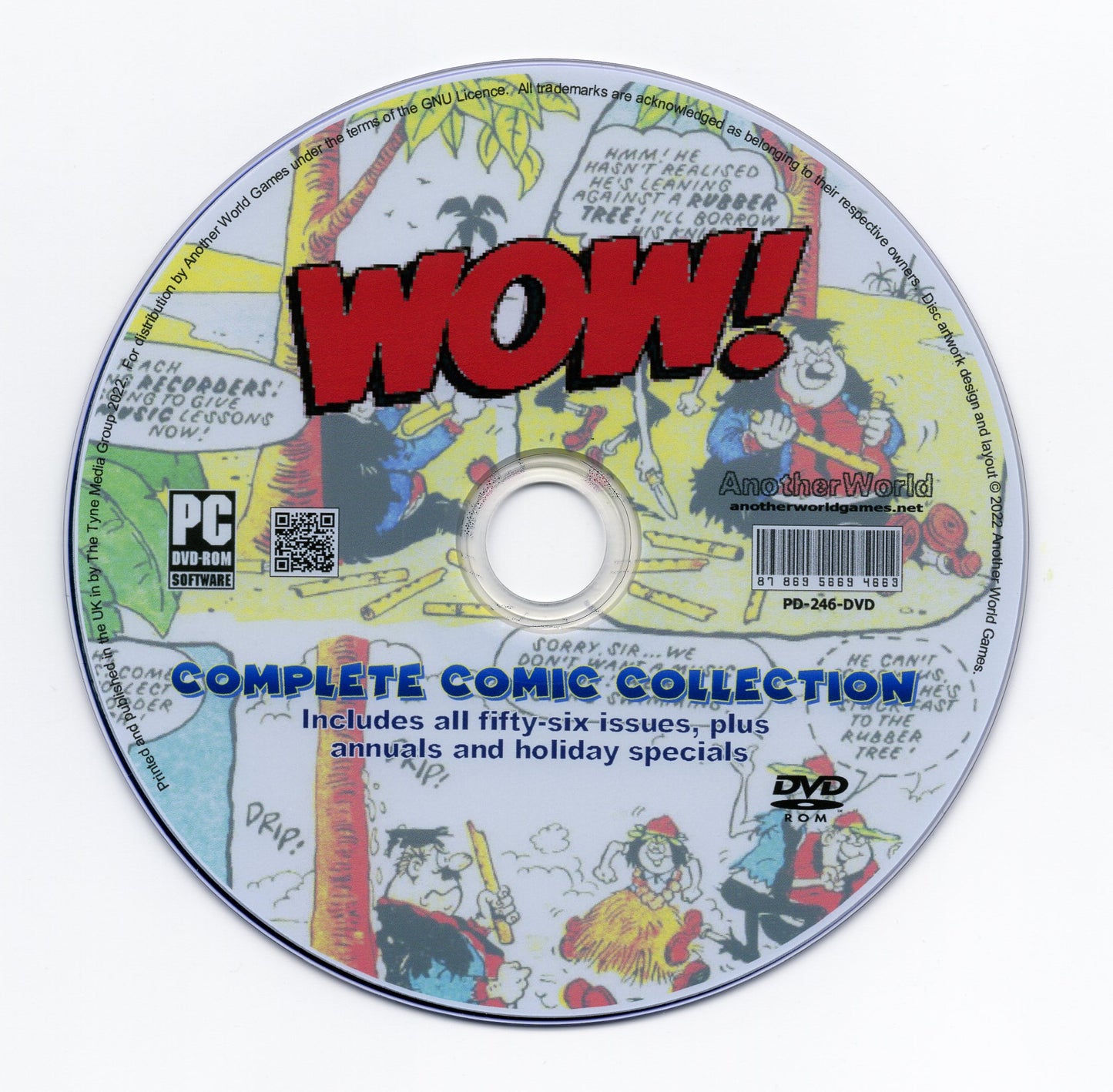 Wow! - The Complete Comic Collection on DVD-ROM +Annuals +Specials