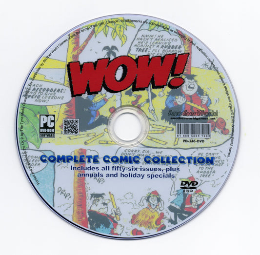 Wow! - The Complete Comic Collection on DVD-ROM +Annuals +Specials - AnotherWorldGames