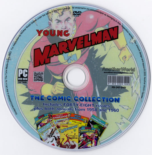 Young Marvelman - The Comic Book Collection on DVD-ROM - 48 Issues +Annuals - AnotherWorldGames