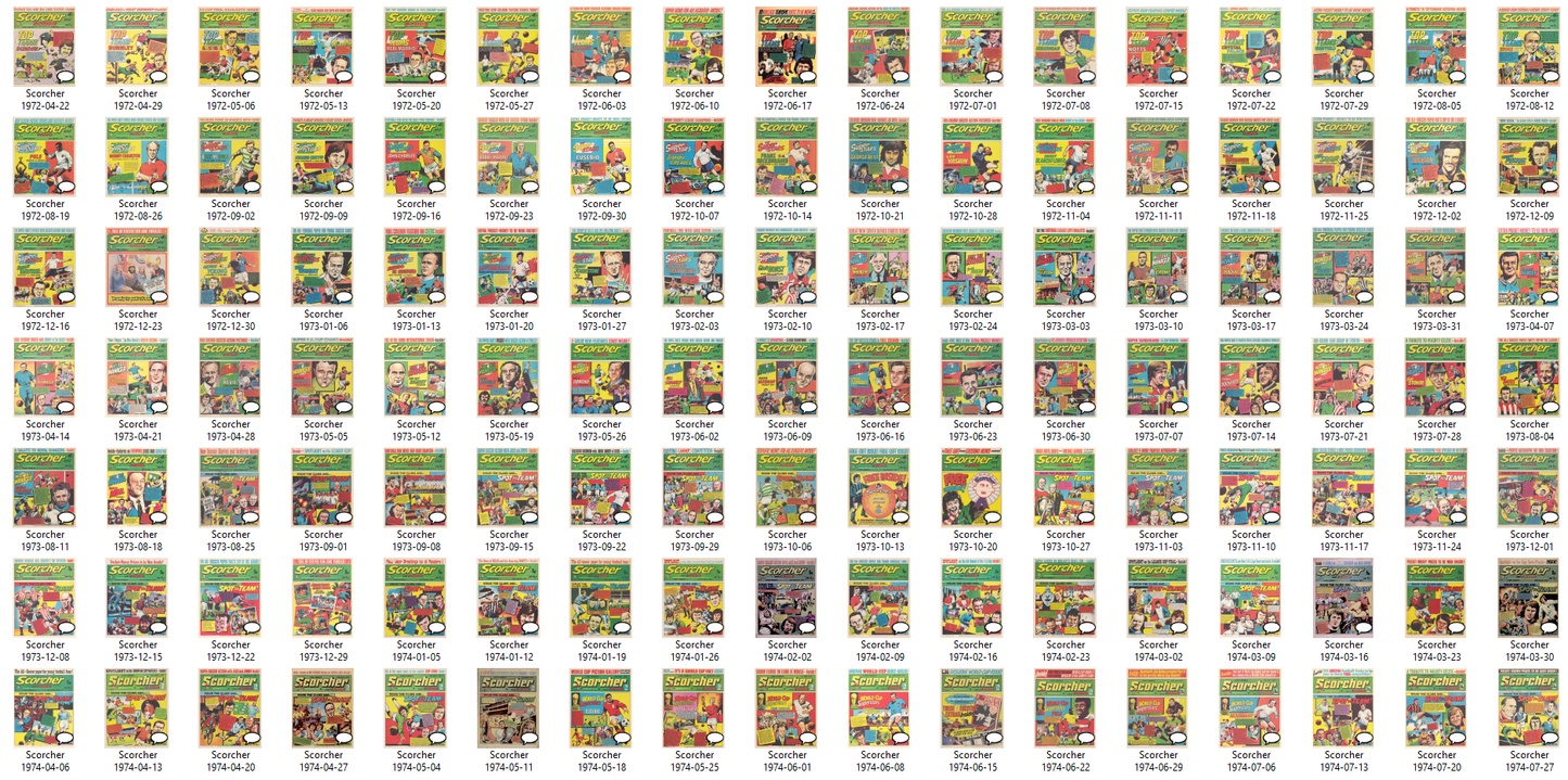 Scorcher - Complete Comic Collection on DVD-ROM (2 Disc Set) +Annuals