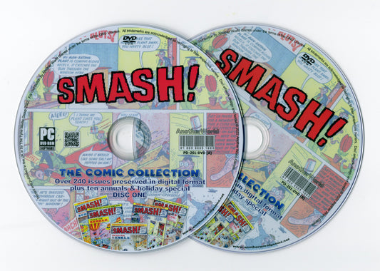 Smash! - The Comic Book Collection on DVD-ROM (2 Disc Set) 240+ Issues +Annuals - AnotherWorldGames