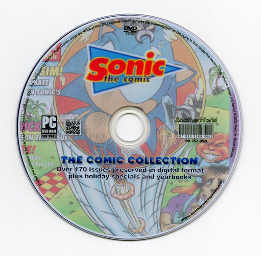 Sonic the Comic - The Comic Book Collection on Disc - Over 170 Issues +Specials (DVD-ROM) - AnotherWorldGames