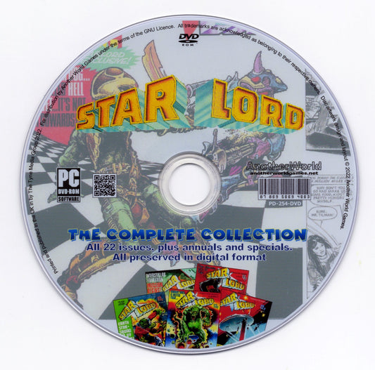 Starlord Comic - The Complete Collection on DVD-ROM +Annuals +Specials - AnotherWorldGames