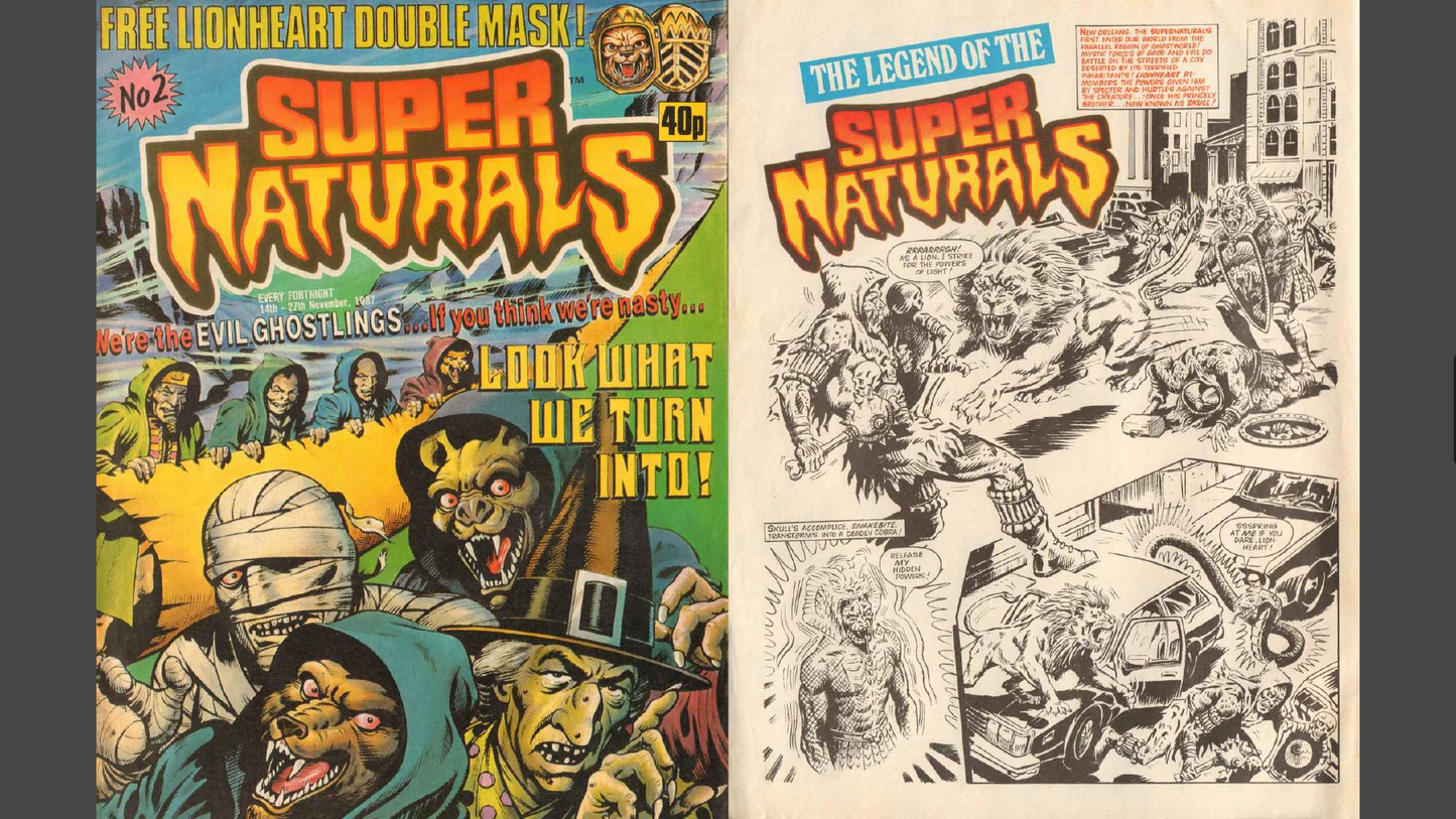 Supernaturals – Complete Comic Collection DVD-ROM +Adventure Book