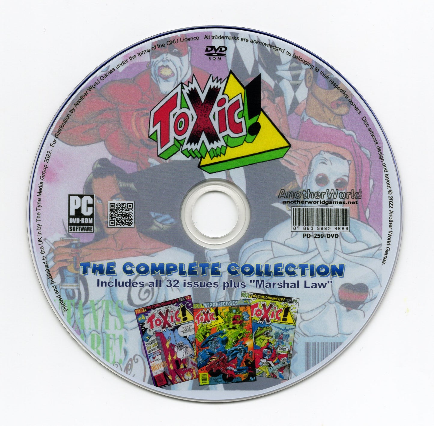 Toxic - Complete Collection Collection on DVD-ROM +Marshal Law