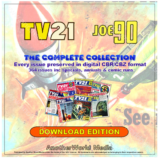 TV Century 21 & Joe 90 - The Complete Comic Collection inc. Annuals & Magazines - Download - AnotherWorldGames