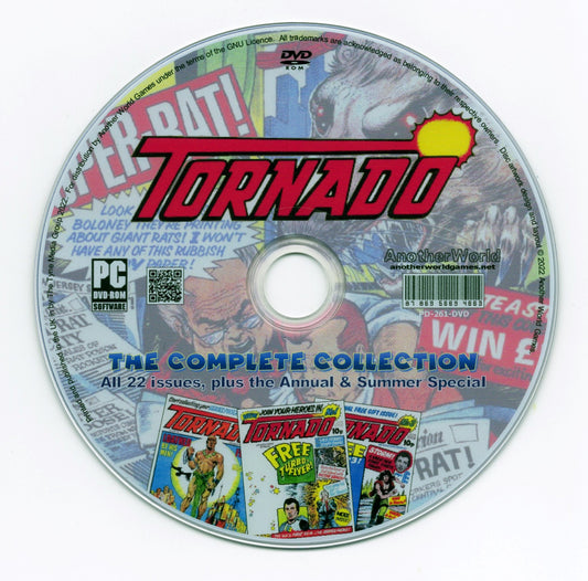 Tornado Comic - The Complete Collection DVD-ROM Full Run +Annual +Summer Special - AnotherWorldGames