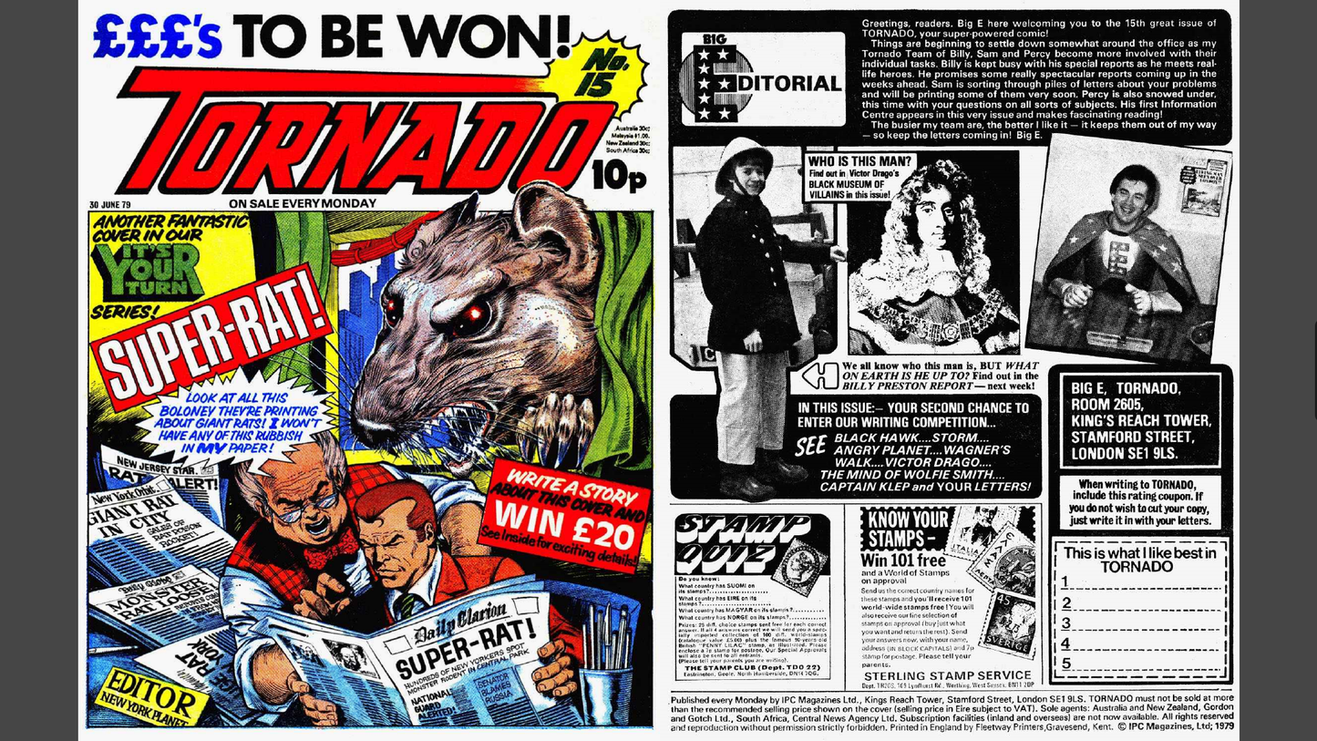 Tornado Comic - The Complete Collection DVD-ROM Full Run +Annual +Summer Special