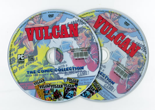 Vulcan Comic - The Comic Collection on DVD-ROM 180+ Issues +Annuals +Specials (2 Disc Set) - AnotherWorldGames