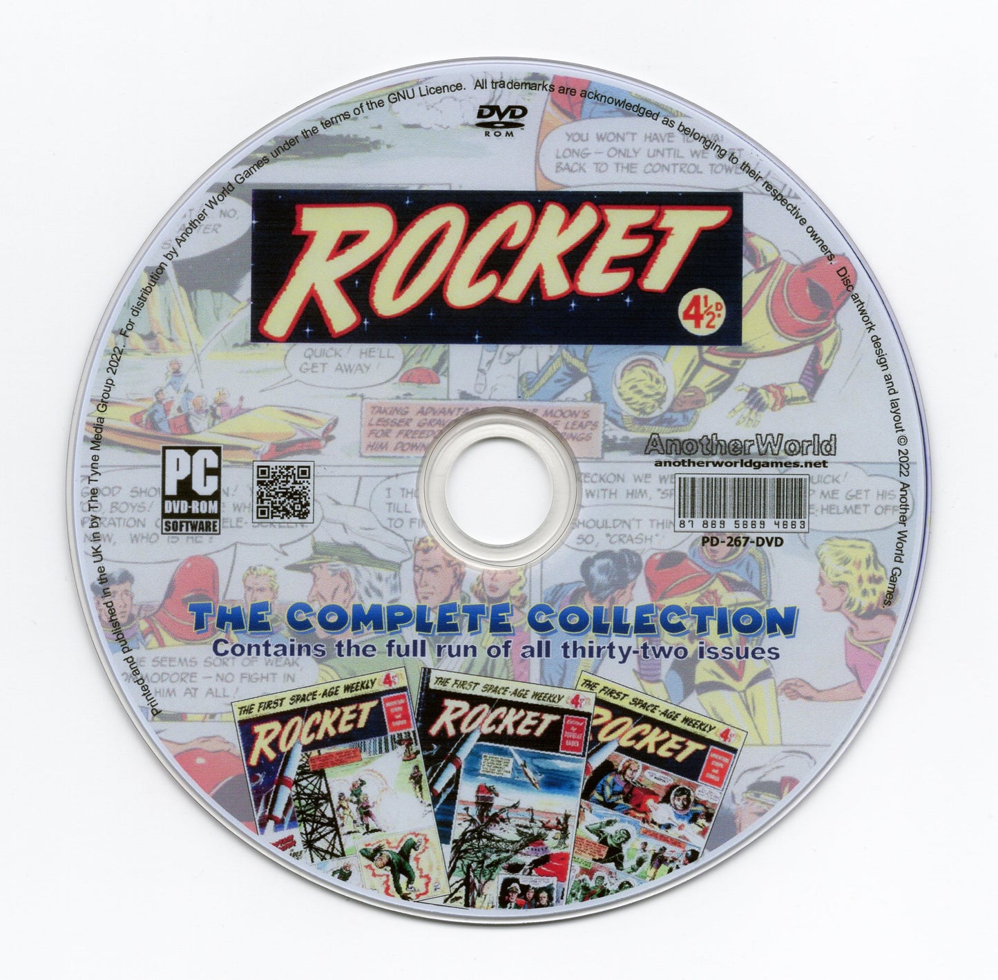 Rocket - The Complete Comic Collection on DVD-ROM