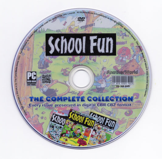 School Fun - The Complete Comic Book Collection on DVD-ROM - AnotherWorldGames