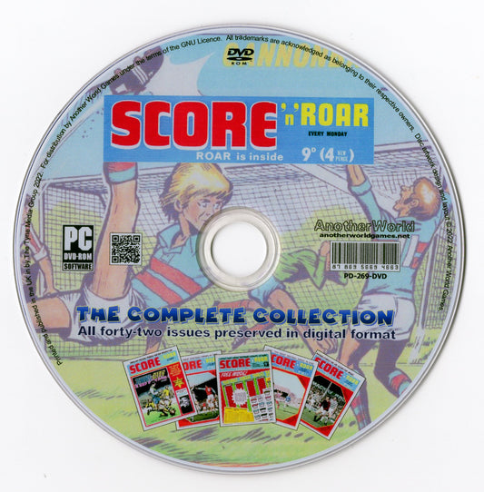Score n Roar - The Complete Comic Book Collection on DVD-ROM - AnotherWorldGames