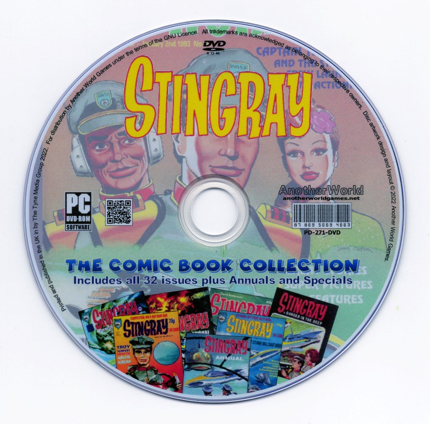 Stingray Comic & Magazine Collection on DVD-ROM - Comics Magazines Annuals & More