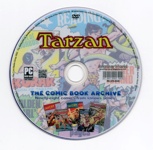 Tarzan Comic Book Collection on DVD-ROM +Specials - AnotherWorldGames