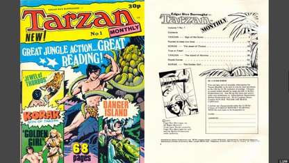 Tarzan Comic Book Collection on DVD-ROM +Specials