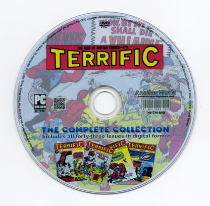 Terrific - Complete Comic Collection on DVD-ROM Full Run