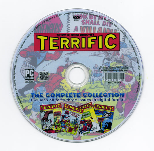 Terrific - Complete Comic Collection on DVD-ROM Full Run - AnotherWorldGames