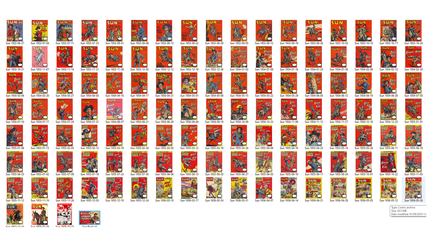 Sun - Comic Book Collection on DVD-ROM (270+ Comics)